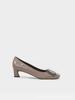2026 Nuevo Modelo de Primavera Temprana Zapatos de Tacón Cuadrado de Charol para RV Tacón Medio Grueso para Oficina y Viajes Diarios Boca Baja de Piel Genuina para Mujer Venta Directa