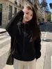 Chaqueta forrada de forro polar para otoño e invierno, engrosada para abrigar, con cremallera, cuello alto, diseño entallado, versátil y de estilo casual