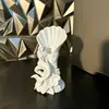 Venta Caliente Transfronteriza Adorno de Jarrón de Sirena Impreso en 3D Forma de Concha Decoración para Amantes del Océano Escritorio del Hogar Estantería