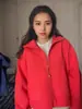 Sudadera de cuello medio estilo casual para mujer, otoño e invierno, nueva, casual, con forro polar, top tipo jersey, chaqueta corta con media cremallera