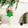 Popular Transfronteiriço Pingente Sino de Pelúcia para Árvore de Natal Decoração de Árvore de Natal Pingente Sino com Laço Decoração de Natal