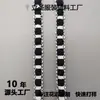 Bolsa para Roupas de Renda Crochê Trançada Estilo Chanel Pequena de 1,2 cm de Largura Acessórios de Cabelo Borda Gola Veste Decorativa