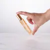 Estoque Pronto do Fabricante Frasco de Perfume Retangular Reto de 15ml Spray Boca de Rosca Frasco de Enchimento Boca de Rosca de 13mm Embalagem