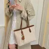 Bolso tote tejido de nicho retro para mujer, gran capacidad, nueva colección otoño/invierno 2026, elegante y sofisticado, adecuado para ir al trabajo, bolso de hombro o bolso de mano