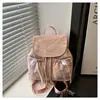 Al por mayor del fabricante Mochila con lazo de lona de nylon Moda para mujer Tendencia Nicho Mochila Gran capacidad Bolsa de viaje