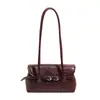Bolsa Feminina de Ombro Único Outono Sentido 2026 Nova Bolsa de Trabalho de Outono Bolsa de Grande Capacidade Novo Estilo Retro Simples Bolsa de Ombro