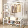 Tendedero de Ropa de Piso Vertical para Dormitorio Hogar Perchero Colgador Balcón Simple Engrosado Barra de Secado Tendedero