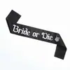 Corona de Novia Fantasma de Halloween Set de Velos con Correa para el Hombro bride or die Decoración para Fiesta de Boda Negra