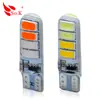 S O.K luz LED para motocicleta flash de duas cores silicone T10 5730 8SMD carro LED luz indicadora de largura led light