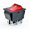 Art Etl Certificado Kc Certificado Coreano Kcd4 Flecha Doble con Luz Tarjeta Única Interruptor de 6 Pines 3 Velocidades Doble Reinicio/Autobloqueo