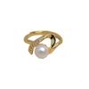 Anillo abierto de plata S925, anillo de actividad DIY distintivo, ajustable, 7-8 accesorios de perla, anillo con almohadilla de aire, accesorios 5382