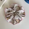 Diadema de pelo de cuadros ligera y primaveral para cachorro, scrunchie súper lindo, diadema de alta gama, cuerda para el pelo dulce y adorable