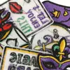 Em Estoque Mais Vendidos Série de Palhaços Desenho Animado Bordados em Computador Patches de Bordado DIY Bolsas Roupas Acessórios Patches de Tecido