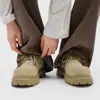 Sapatos Derby Retro de Bico Largo para Homens, Novo Estilo de Salto Alto, Sapatos de Couro Casuais de Solado Grosso para Roupas de Trabalho, Estilo Britânico Europeu e Americano