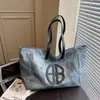 Bolsa Grande Casual Retro Simples Transfronteiriça Moda Nova Bolsa de Ombro Bolsa Tote Feminina Outono e Inverno 2025