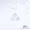 Decoraciones Brillantes para Uñas, Diamantes Redondos con Base Puntiaguda, 33 Facetas, Diamantes de Vidrio Brillantes, Pegatinas para Uñas, Accesorios, Diamantes al por Mayor