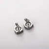 Brincos de Flor de Cobre com Zircônia Estilo Europeu e Americano, Design da Moda Tendência Personalizado, Brincos Redondos Totalmente Cravejados com Micro Zircônias para Mulheres, Item Quente Transfronteiriço