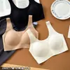 Estilo Outono/Inverno 2686 Peça Única Sem Costura Base Líquida Escovada Alças Largas Franzido Bojos de Suporte Total Lindo Costas Roupa Íntima para Mulheres