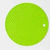 Amazon Transfronterizo Redondo Panal de Abeja Coloridos Tapetes de Silicona Aislantes del Calor, Anti-Quemaduras, Resistentes a Altas Temperaturas, Tapetes Espesados Mayoreo