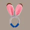 Zootopia Judy Nick Diadema Conejo Policía Zorro Dibujo Animado Diadema 3D Accesorio para Foto en Parque para Mujeres