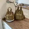 Transfronterizo 2026 Verano Nuevo Cordón Viaje Diario Simple Moda Versátil Gran Capacidad Mochila Bolso de Mano Bolso de Hombro