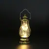 Lâmpada de óleo LED retrô nova transfronteiriça, fio de cobre, cordão de luz, lanterna pequena, lamparina de vela criativa, lanterna de vento, ornamentos
