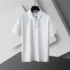 Transfronterizo [Versión Correcta] 26 Camisa Polo de Verano para Hombre de Negocios Estilo Nuevo con Cuello Campana y Mangas Cortas, Estilo Europeo y Americano, Alternativa de Comercio Exterior