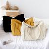 Bolsa de Lona Feminina 2022 Estilo Japonês Bolsa de Grande Capacidade Bolsa Tote Simples Bolsa Feminina Bolsa de Ombro Bolsa de Mão Bolsa de Tecido