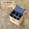 Bolsa de Almacenamiento para Estufa de Caja Equipo de Camping al Aire Libre Molde para Hornear Sartén Utensilios de Cocina Anticolisión Plegable Bolsa para Comestibles Bolsa para Tanque de Gas