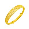 Versão larga Yihua do clássico pulseira fosca de estrela banhada a ouro pulseira grande banhada a ouro fornecimento de banca de rua Jianghu