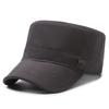 Sombrero Nuevo para Hombre de Primavera y Otoño Cómodo Sombrilla Gorra Plana Moda Sombrero Casual Simple Sombrero para el Sol para Deportes al Aire Libre
