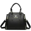Bolso de mano blando de moda, versión nueva transfronteriza con estampado de lichi, 2026, multicapa, gran capacidad, alta calidad, simple, versátil y diseñado para que las mujeres lo lleven al hombro