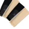Medias Completamente Transparentes de Longitud hasta la Pantorrilla para Mujer, Antideslizantes en las Suelas, Calcetines de Seda de Cristal Ultra Delgados 0D con Sensación Natural Color Nude para Verano