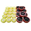 Roda de nylon poliuretano roda de borracha roda de borracha poliuretano roda de borracha PU Roda motriz Roda giratória universal