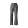 GTRG corbata vintage verde azul claro Flor línea de clavo golpeado desgastado Americano recto cleanfit Pantalones de mezclilla para leñador que combinan con todo