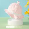 Chapéu de Pescador Estilo Coreano Primavera e Outono Fino Pequenas Flores Masculino Feminino Infantil Aba Larga Proteção Solar Estampa de Desenho Moda Chapéu Bacia de Sol