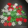 Nuevo Copo de Nieve Blanco de Madera Navideño del Fabricante Decoración Navideña Hecha a Mano DIY Astillas de Madera Dibujo Animado Copo de Nieve Blanco Madera