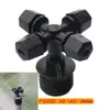 Boquilla de Plástico para Eliminación de Polvo con Spray de 4 Puntos Boquilla Micro Atomización de Niebla de Agua Reducción de Polvo Cabezal de Aspersión a Prueba de Polvo en Obra Bloque de Circunferencia