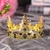 Ventas Directas de Fábrica Transfronterizas Corona Tiara Decoración de Pastel de Cumpleaños Adornos de Ramo Tiara Nupcial Vestido de Cumpleaños de Reina