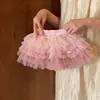 Traje para Niñas 2026 Dulce Primera Fiesta de Cumpleaños Princesa Conjunto de Dos Piezas Bebé Pequeño Top de Manga Corta y Vestido de Falda Falda Esponjosa