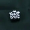 Plata Pura 999 Cuentas Espaciadoras de Mariposa Cuentas Sueltas Pulsera DIY Cuerda Trenzada Hecha a Mano Accesorios de Plata Dura 3D Venta al por Mayor