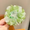 Menina Elástico de Cabelo de Alta Elasticidade Sem Danificar Cabelo Fita de Borracha Menina Doce Princesa Argola de Cabelo Intestino Grosso Crianças Colorido Malha Corda de Cabelo Novo