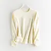 Camiseta/sudadera corta de manga larga, cuello redondo, grosor medio/delgada, UPF50+, de alta calidad, para mujer, nueva para principios de otoño