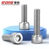 Tornillo de Cabeza Cilíndrica Hexagonal de Acero Inoxidable 304 Dongming Tornillo Extendido M2M2.5M3M4M5M6M20