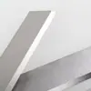 Lâmina de plaina de aço rápido super-duro em tira longa com fio de aço branco, Lâmina de plaina para cantos internos manuais em marcenaria, Plaina de face única
