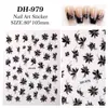 Pegatinas Inteligentes de Flores de Hada para Uñas Planas con Adhesivo Flores Pequeñas Frescas Pegatinas para Uñas DIY Joyería Estilo Dh