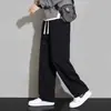 Pantalones de Chándal Lisos para Hombre, Corte Recto Holgado, Nuevo Estilo Primavera y Otoño 2026, Pantalones Deportivos Versátiles de Moda