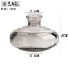 Vaso de Vidro Transparente Cor Dourada Pintado à Mão Novo Luxo Leve Transfronteiriço Conjunto de Três Peças Arranjo de Flores Dispositivo Hidropônico de Flores Ornamentos Artesanais