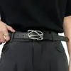 2026 Nuevo Cinturón de Cuero Ancho Negro Vintage para Hombre para Jeans, Cinturón de Moda para Hombres Jóvenes y Mujeres, Estilo Americano