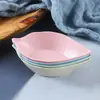 Prato para Molho Doméstico, Alto Valor Estético, Prato Pequeno Estilo Nórdico, Prato para Condimentos de Hot Pot, Prato de Trigo, Prato Criativo de Plástico para Temperos